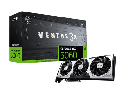 MSI GeForce RTX™ 5060 TI 8GB VENTUX 3x