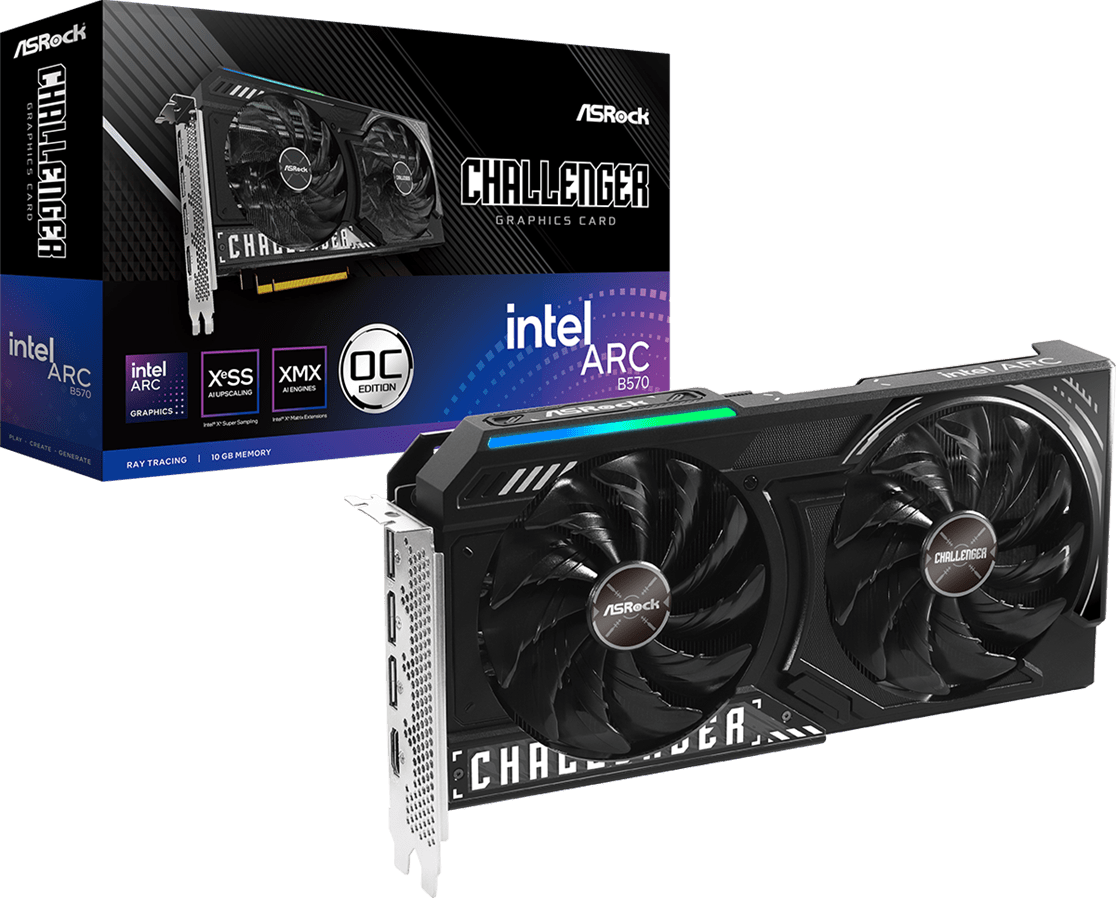 ASROCK Tarjeta de Video Intel Arc B570 10GB