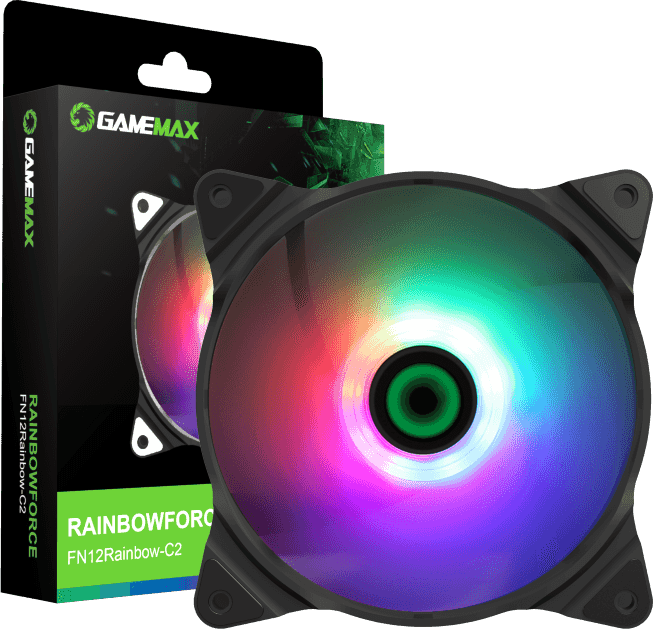 GAMEMAX Ventilador FN12RAINBOW-C2 N12RAINBOW-C2