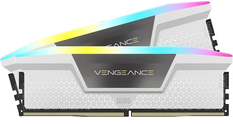 Corsair Vengeance RGB 32GB (2x16GB) DDR5 7200MHz CMH32GX5M2X7200C34W Blanca