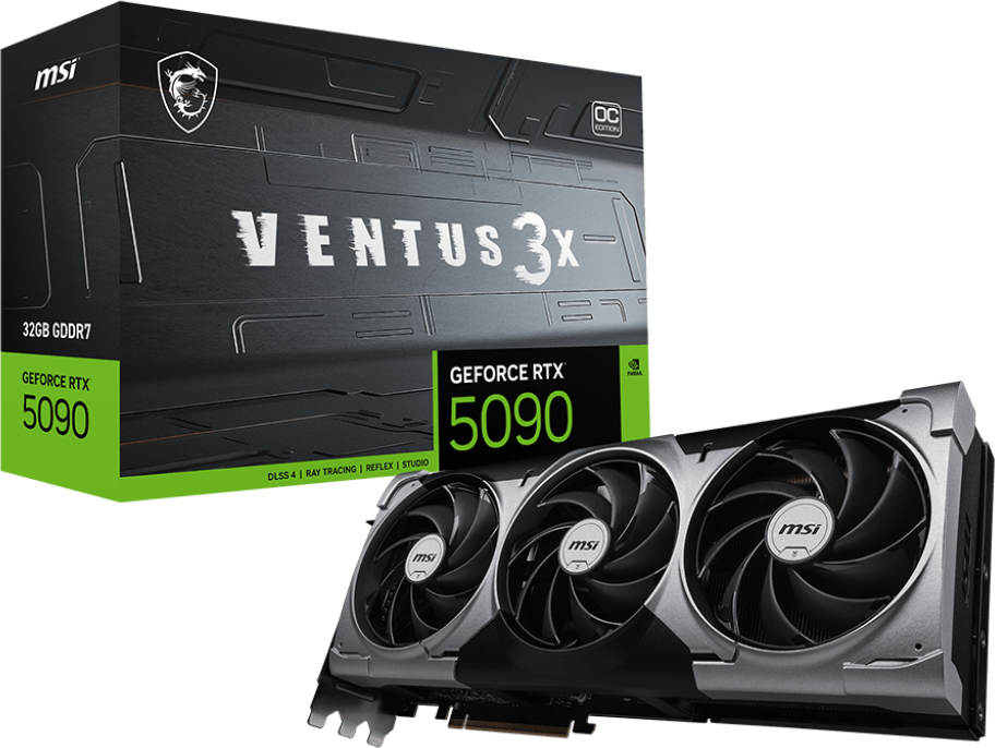 MSI GeForce RTX 5090 32GB Ventus 3X OC